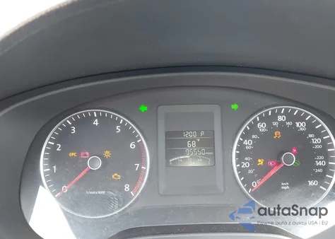 2013 Volkswagen Jetta 2.5L Se z USA, uszkodzony, nr VIN 3VWDP7AJ7DM385781